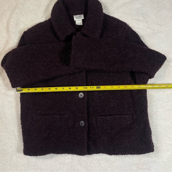 Eileen Fisher Womens Wool Jacket Size S Boucle Pockets - Picture 7 of 8